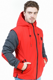 Куртка мужская Remain 8286 красный купить оптом