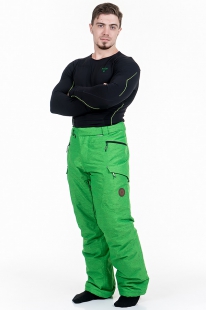 Горнолыжные брюки мужские Snow Headquarter C-8073 green, полукомбинезон купить оптом